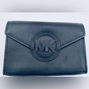 Michael Kors Black Leather Belt Purse Size S/M